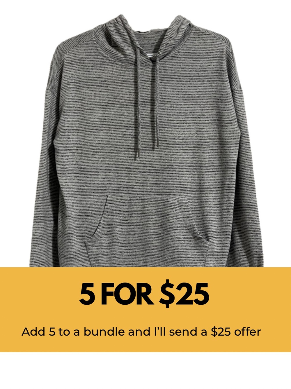 Lightweight Hooded Pullover Top